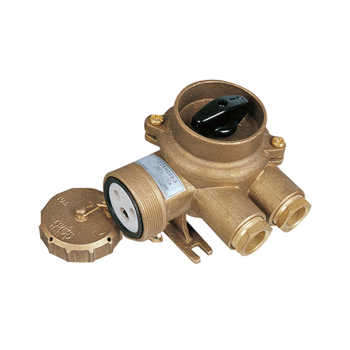 Brass Marine Switch Socket 24-500V 10-16A 1/2/3P+E | CZKH209-3