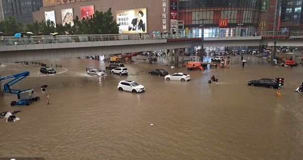 Heavy Rains In Henan Province Caused Floods