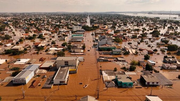 Heavy Rain Causes Flooding In Southern Brazil