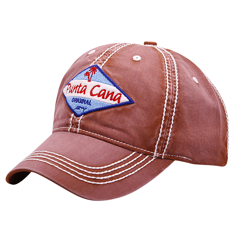 Heavy Stiching Mineral Washed Twill Souvenir Caps