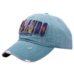 Coated Cotton Double Washed Application Souvenir caps
