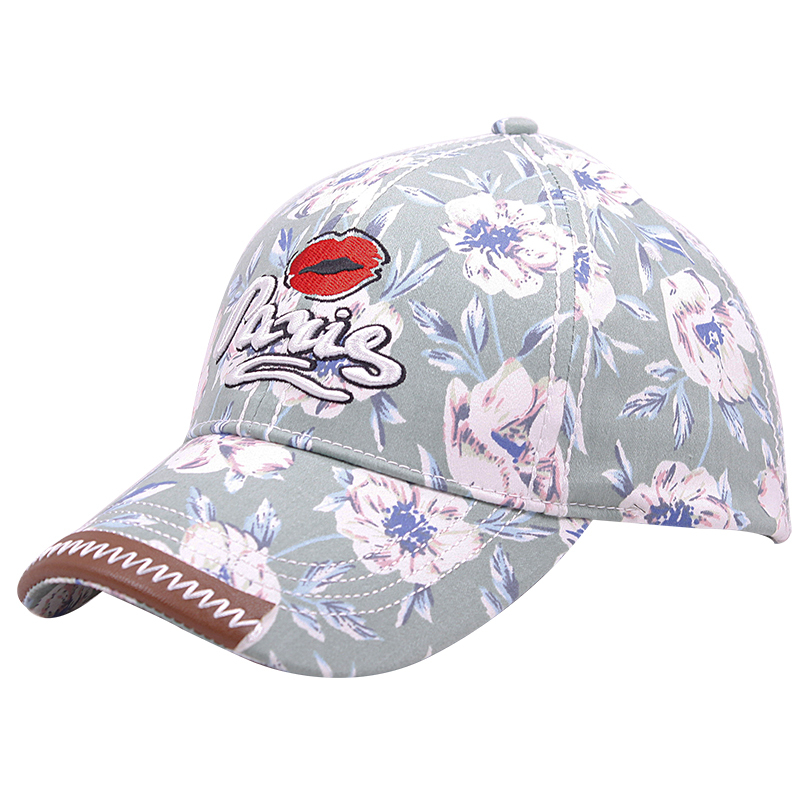 Floral Fabric Lady Sport Souvenir Caps