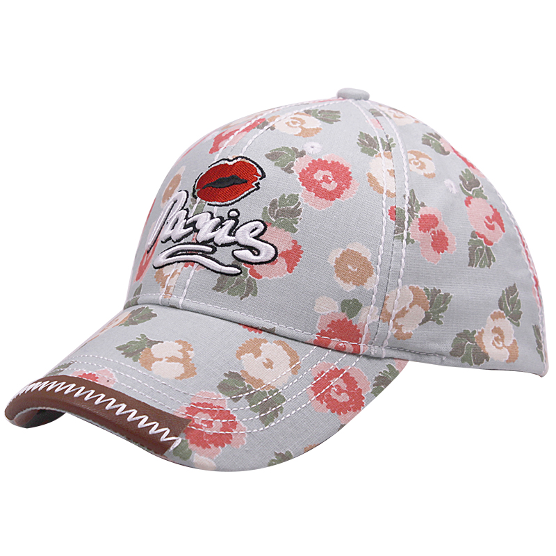 Floral Fabric Lady Sport Souvenir Caps