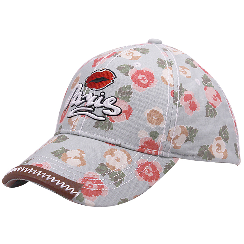 Floral Fabric Lady Sport Souvenir Caps