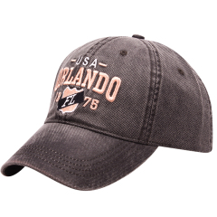 Super Faux Leather Enzyme Washed Souvenir Caps