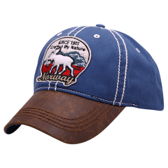 Triple-stiching Washed Adventure Twill Souvenir Caps