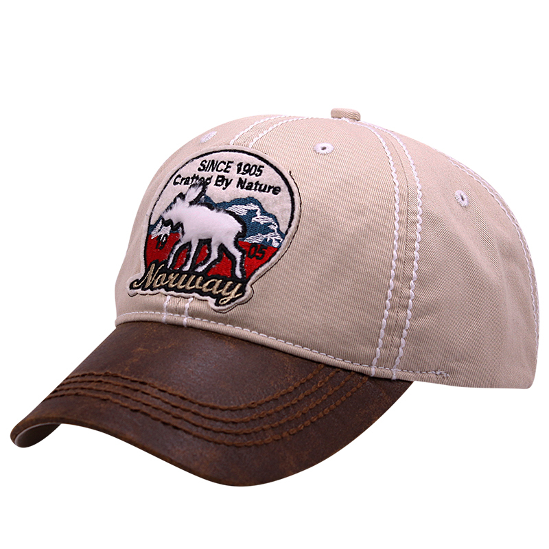 Triple-stiching Washed Adventure Twill Souvenir Caps