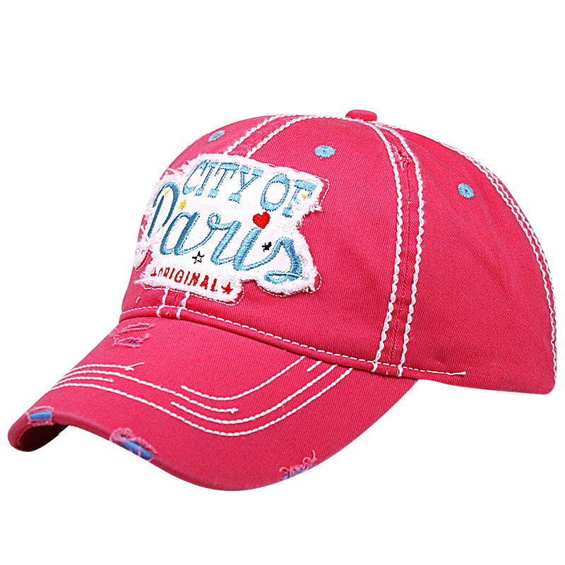 Heavy Stiching Washed Twill Souvenir Caps