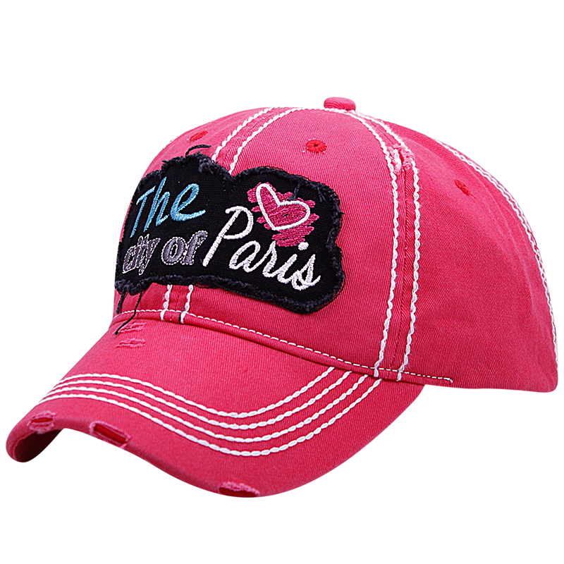 Heavy Stiching Washed Twill Souvenir Caps
