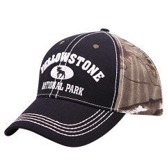 Heavy Stiching 2 Tone Washed Twill Souvenir Caps