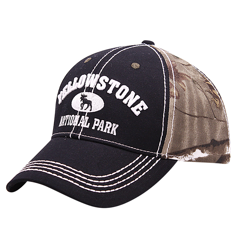 Heavy Stiching 2 Tone Washed Twill Souvenir Caps