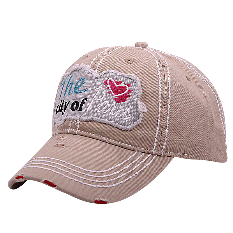 Heavy Stiching Washed Twill Souvenir Caps