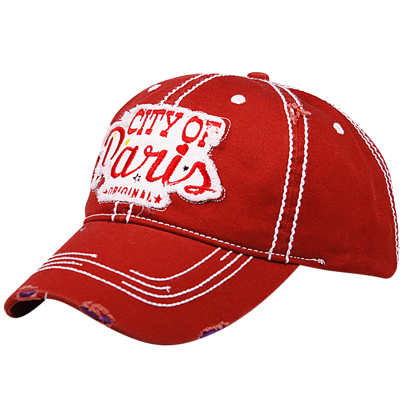 Heavy Stiching Washed Twill Souvenir Caps