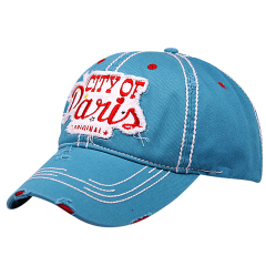 Heavy Stiching Washed Twill Souvenir Caps