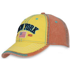 Contrast Stiching Classic 2 Tone Cotton Souvenir Caps