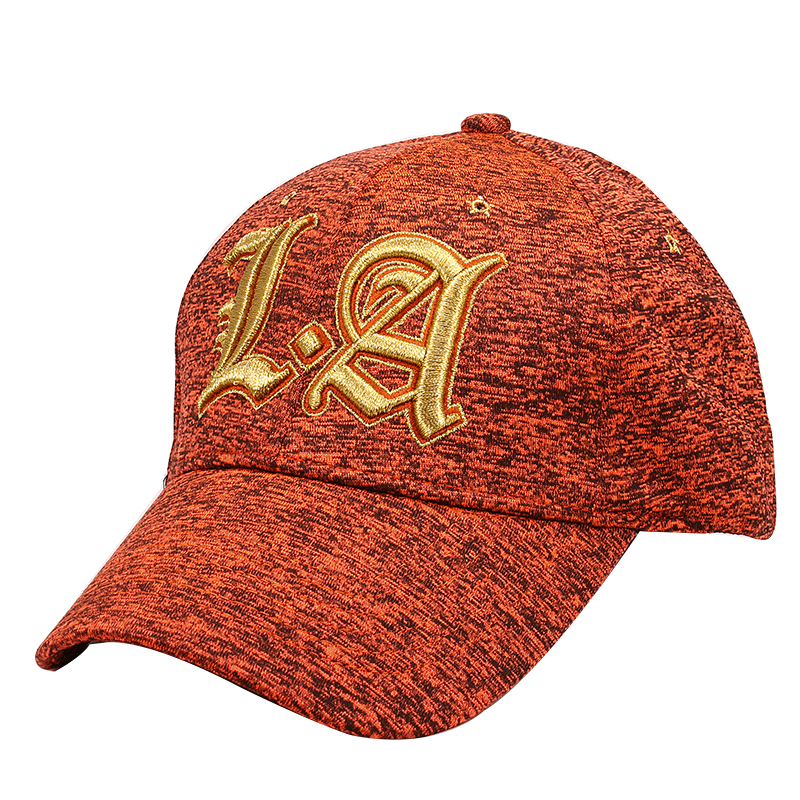 3D Embroidery Melange Jersey Souvenir Cap