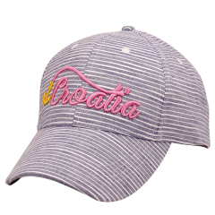 Super Soft Oxford Stripe Youth Twill Souvenir Caps