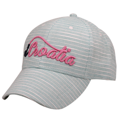 Super Soft Oxford Stripe Youth Twill Souvenir Caps