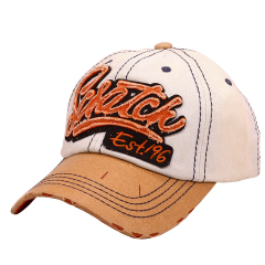Triple-stitching Washed Adventure Twill Souvenir Caps