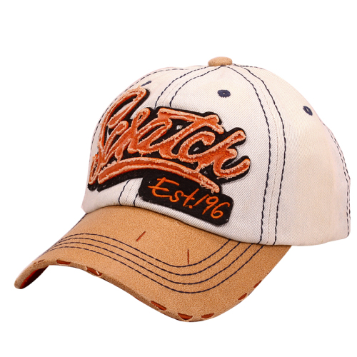 Triple-stitching Washed Adventure Twill Souvenir Caps