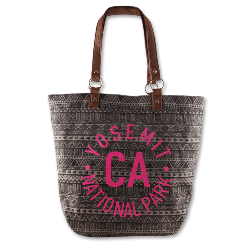 Cotton Canvas With Digital Printing Souvenir Tote Bag