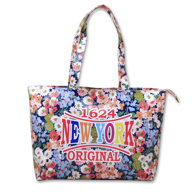 PU Material With Digital Printing Souvenir Tote Bag