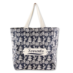 Cotton Canvas With Printing Souvenir Tote Bag