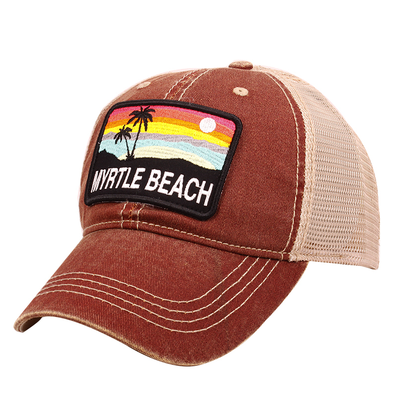 Coating Twill Soft Mesh Souvenir Trucker Caps