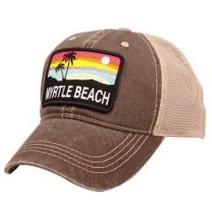 Coating Twill Soft Mesh Souvenir Trucker Caps