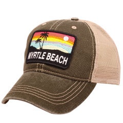Coating Twill Soft Mesh Souvenir Trucker Caps