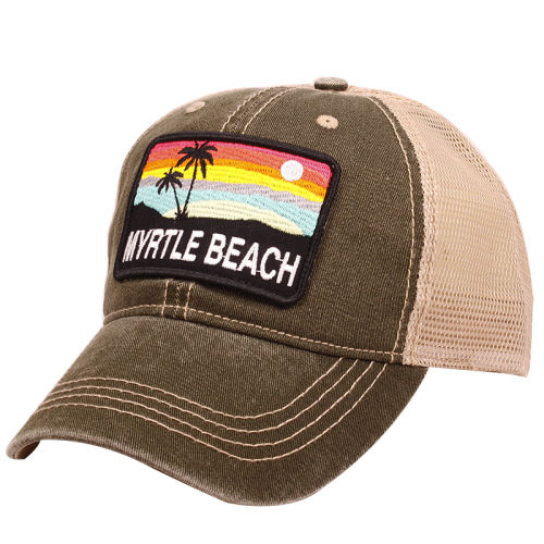 Coating Twill Soft Mesh Souvenir Trucker Caps