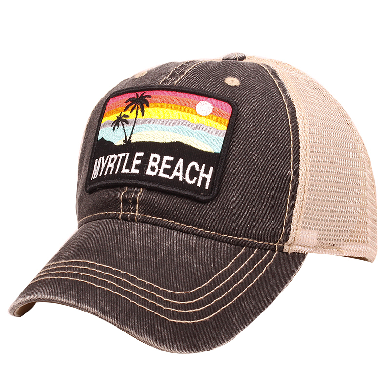 Coating Twill Soft Mesh Souvenir Trucker Caps