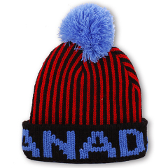 Stripe knit Hat