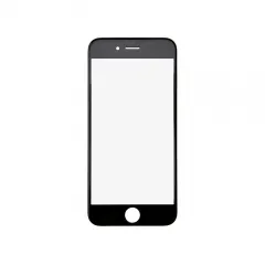 Glass Lens with Front Bezel and OCA Glue Sheet For Apple iPhone 6 - Black