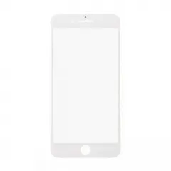 Glass Lens With Front Bezel and OCA Glue Sheet For Apple iPhone 8 Plus - White