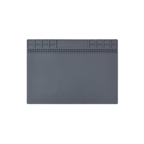 Magnetic Heat Insulation Silicone Pad for BGA Soldering Station - Gray
