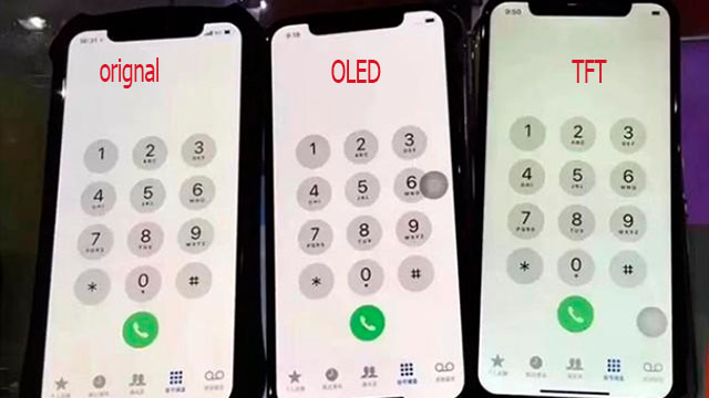 Diferencia entre pantalla iphone X Original V/S OLED Y TFT - SL TOUCH