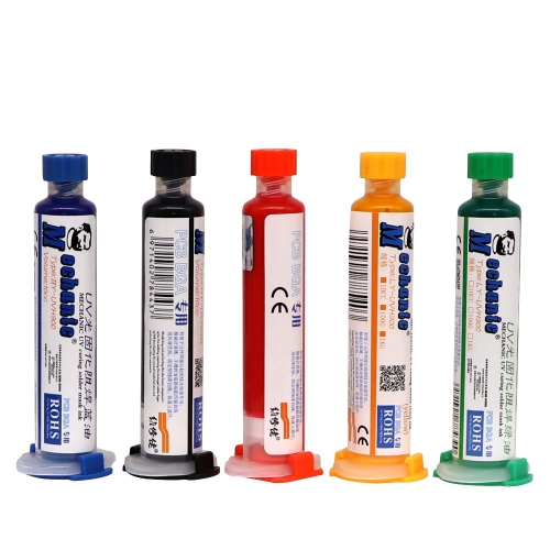 MECHANIC Solder Paste Flux UV Solder Resist Mask Blue Black Red Yellow Green Oil Welding Flux