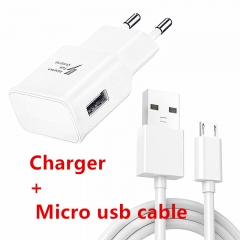 White Charger cable