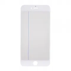 Glass Lens with Front Bezel and OCA Glue Sheet For Apple 6s plus - White - AAA