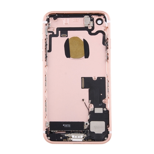 High-Quality Back Battery Cover Door Rear Middle Frame Chassis with Flex Cable Assembly For iPhone 7-AA