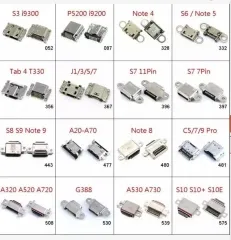 charging connector for samsung & back camera rubber circles & AAA ear speak net