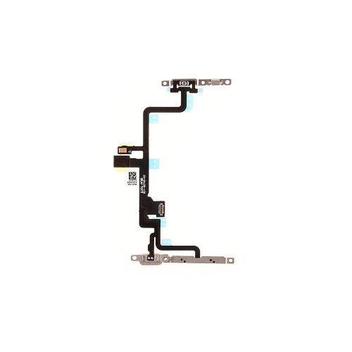Power Switch Volume Flex Cable With Metal Plate For Apple iPhone 7 Plus - AA 