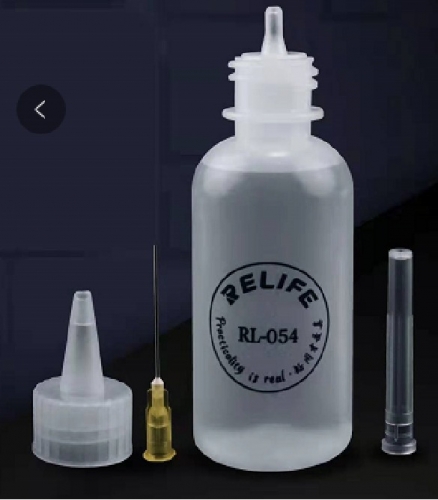 RL-054 50ML resin tools Empty E-liquid Plastic Flux Alcohol Bottle Perfume bottle  With Needle Tip