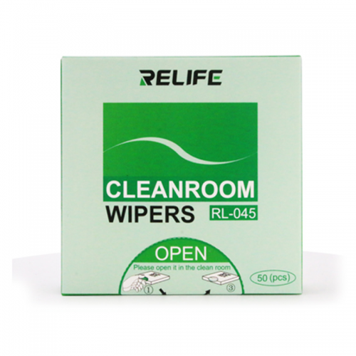 RELIFE RL-045 wiper anti-static dust-free cloth 50Pcsbag for mobile phone tablet computer tablet notebook computer cleaning