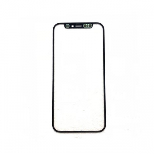 Glass Lens with OCA For Apple iPhone 12 Pro - Black - AAA