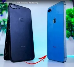 DIY Back Cover Housing iPhone 7 Plus Like iPhone 12 Series Battery Cover Door Rear Middle Frame