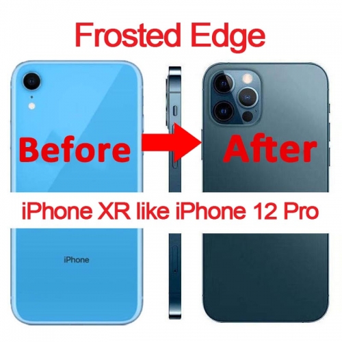 Diy Back Cover Housing For Convert Apple Iphone Xr Into Apple Iphone 12  Pro(Frosted Edge)