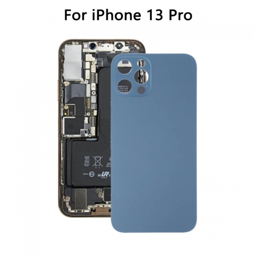 Back Glass Cover With Big Camera Hole Replacement For Apple iPhone 13 Pro