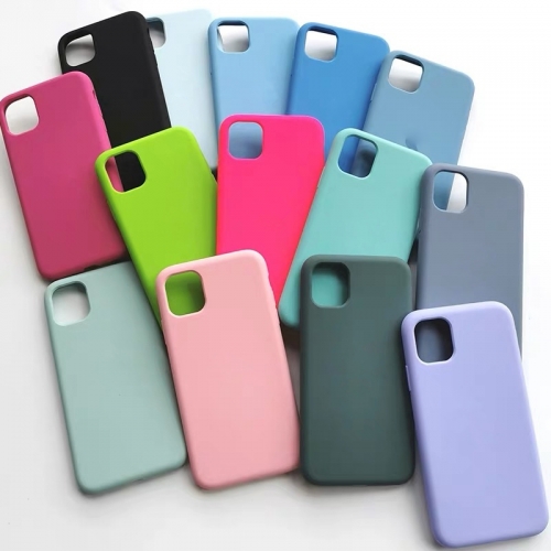 Liquid Silicone Phone Case for iPhone 7 - 13 Pro Max